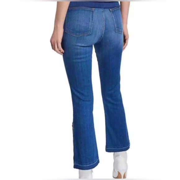 Veronica Beard Carolyn Baby Boot Jeans 10” High Rise Fray Ankle Women’s Size 27 - Picture 7 of 8